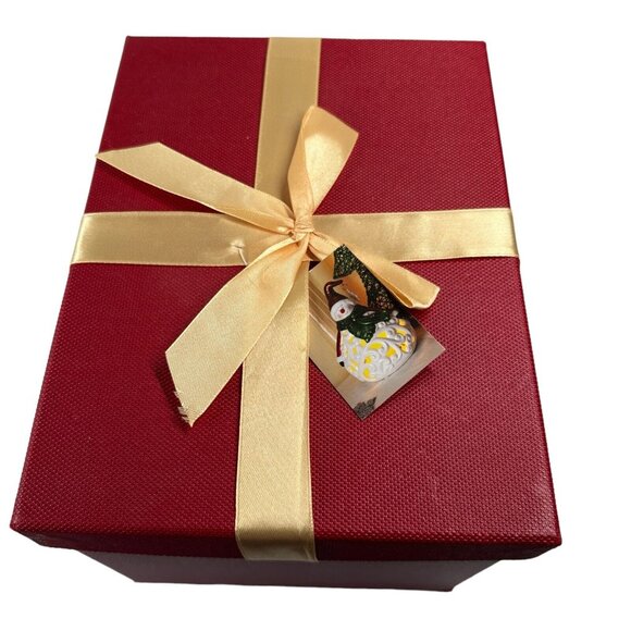 QVC Home Reflections Christmas Snowman Luminary Frameless Candle W/Box - Picture 12 of 13